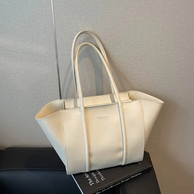 Brown Women's Large Tote Bag Spring Summer - Image 2