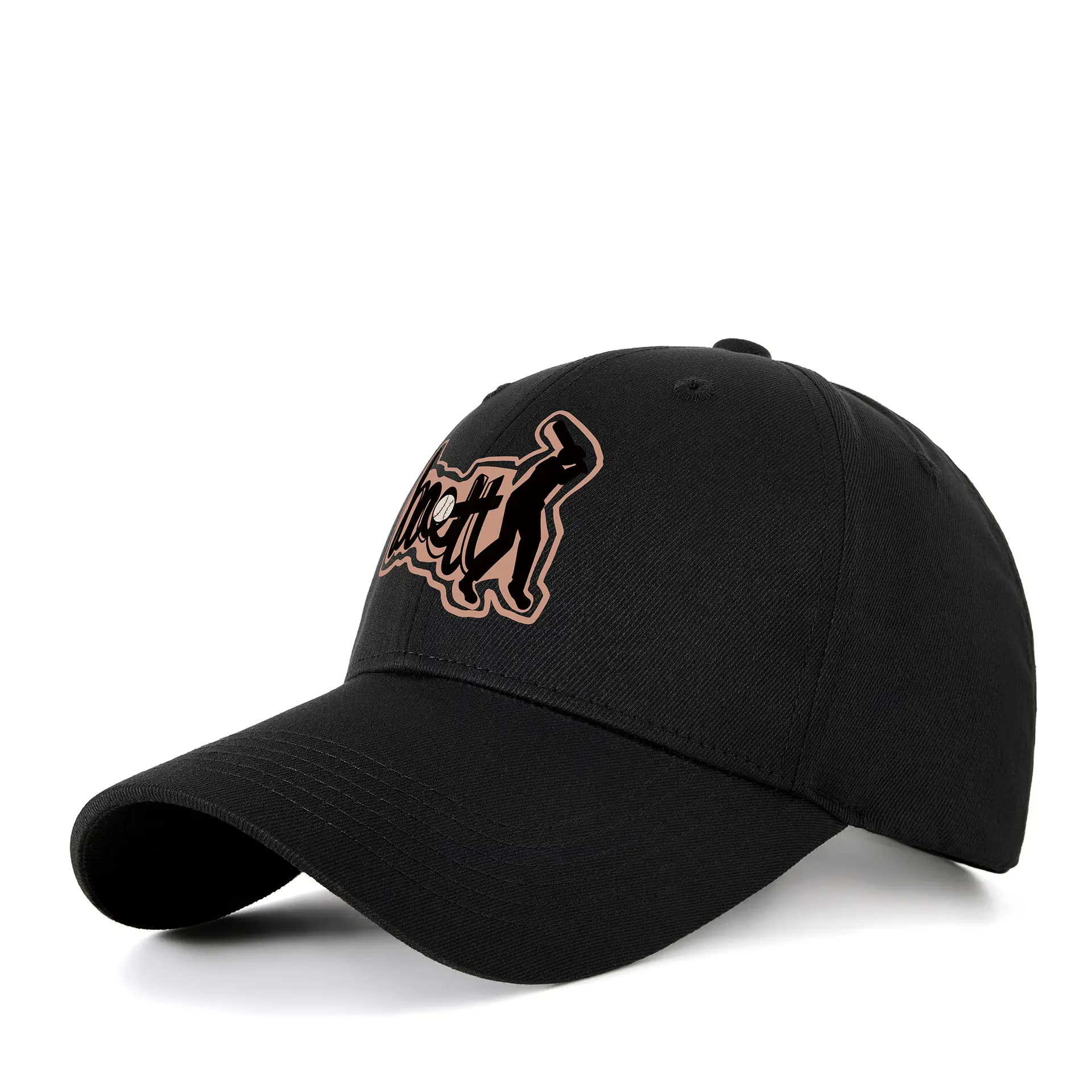Men's Red Baseball Cap with Logo UV Protection - Image 13