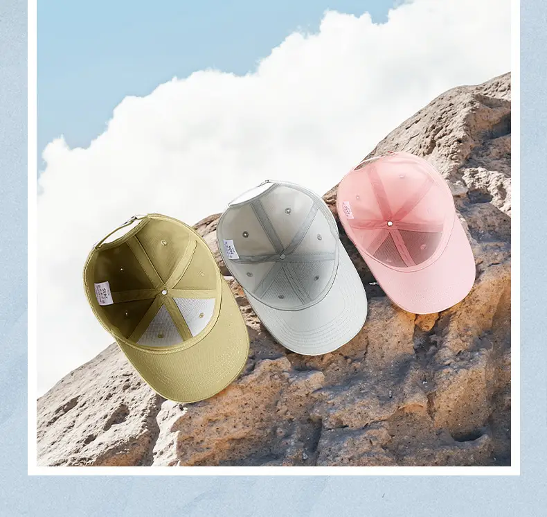 Men's Red Baseball Cap with Logo UV Protection — feature 18