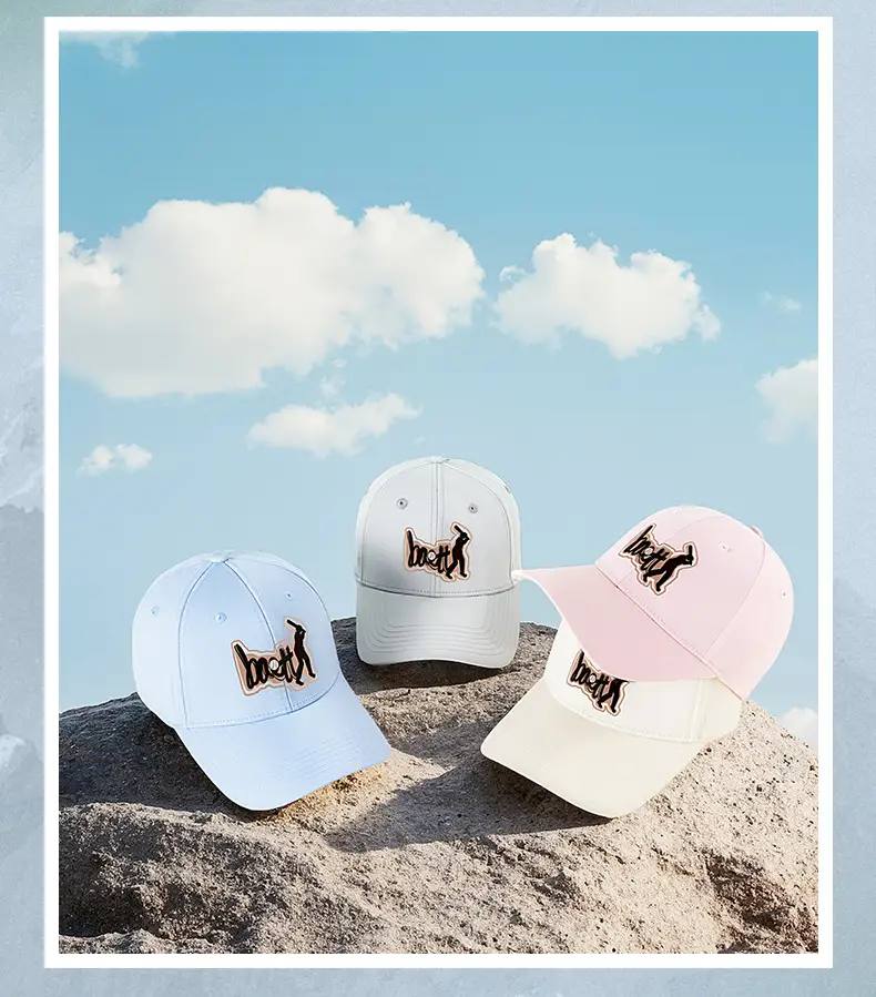Men's Red Baseball Cap with Logo UV Protection — feature 22