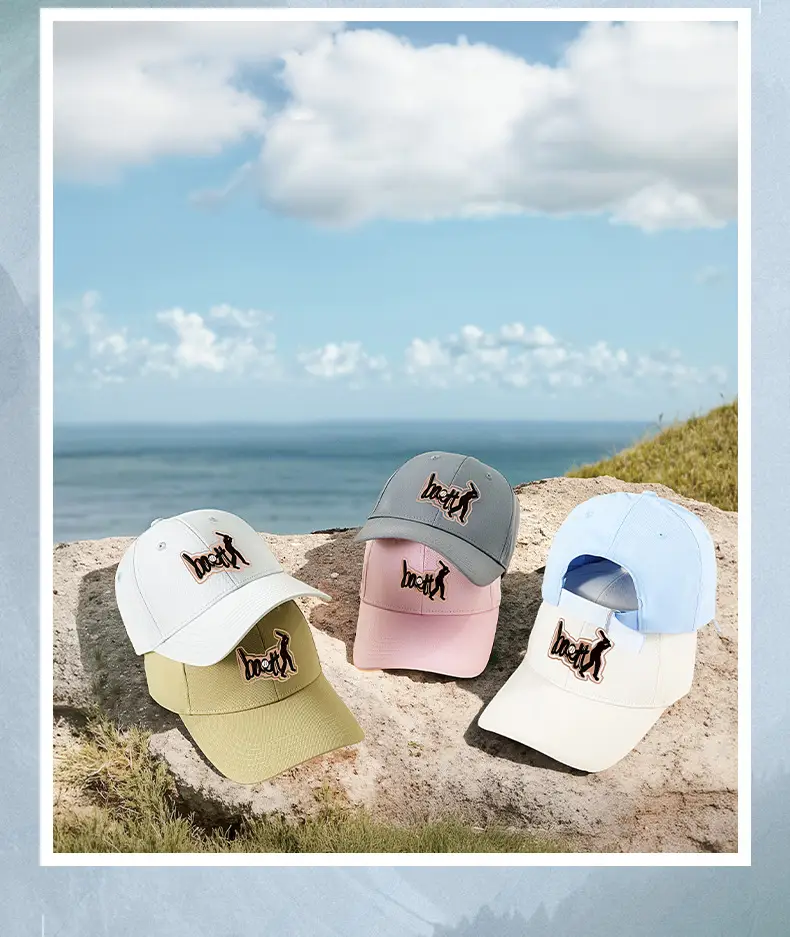 Men's Red Baseball Cap with Logo UV Protection — feature 25