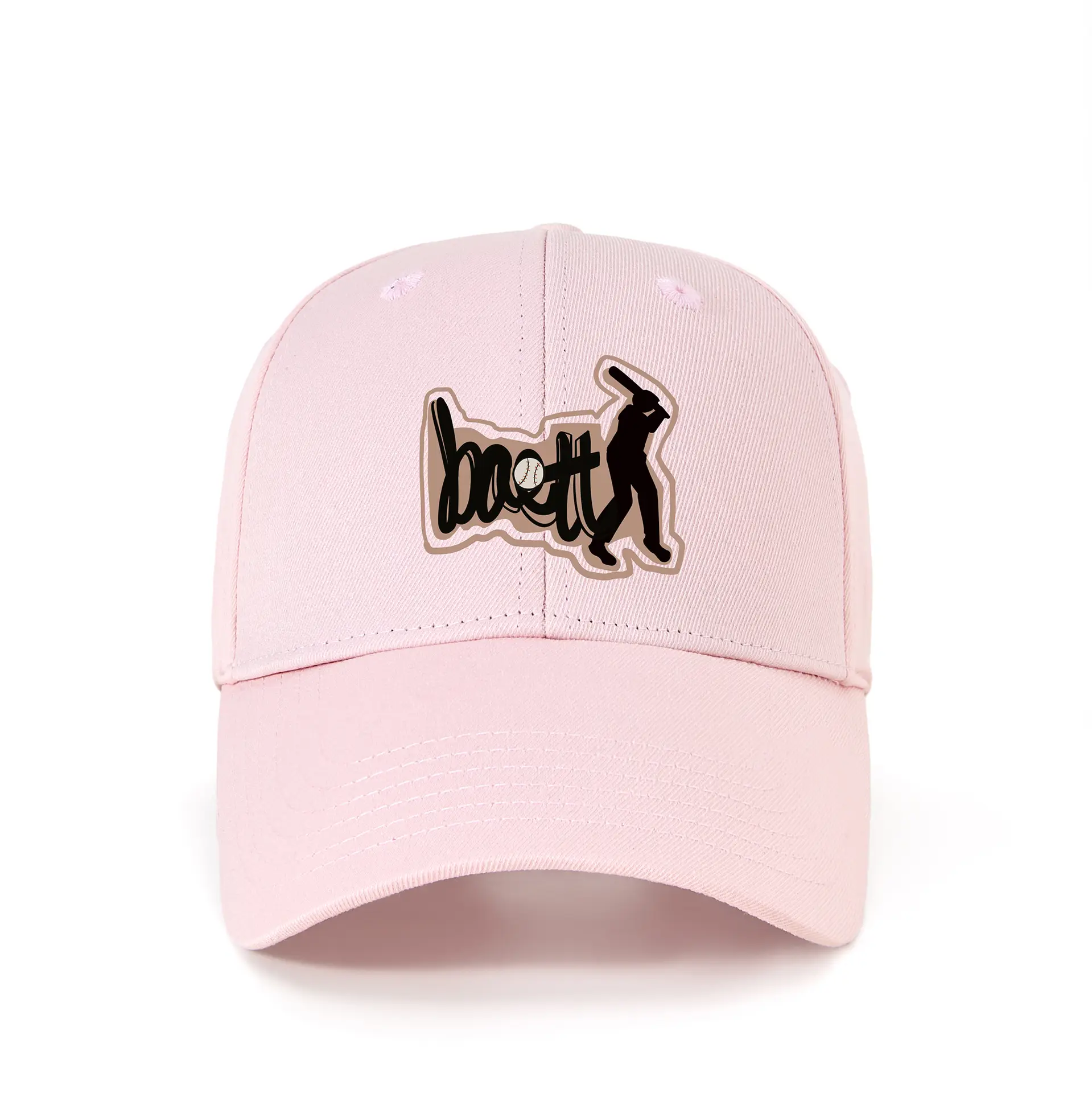 Men's Red Baseball Cap with Logo UV Protection - Image 6