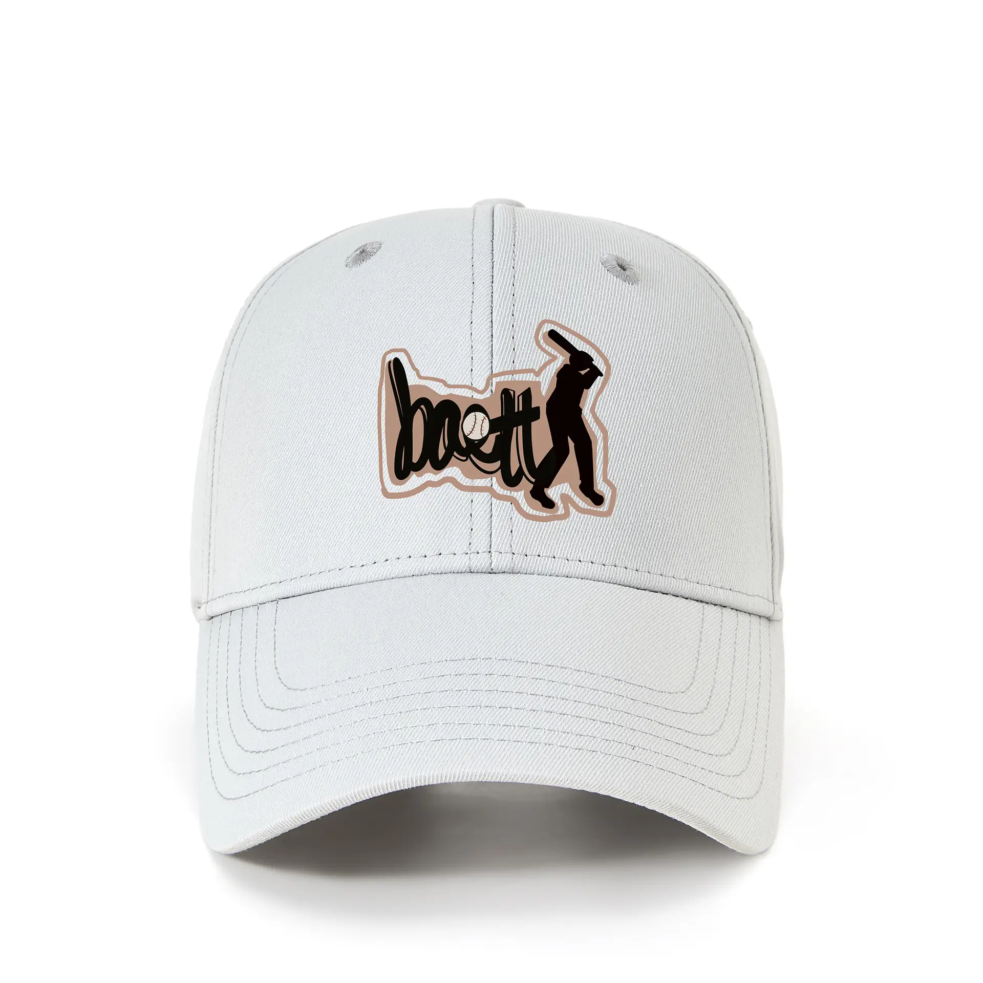 Men's Red Baseball Cap with Logo UV Protection - Image 7