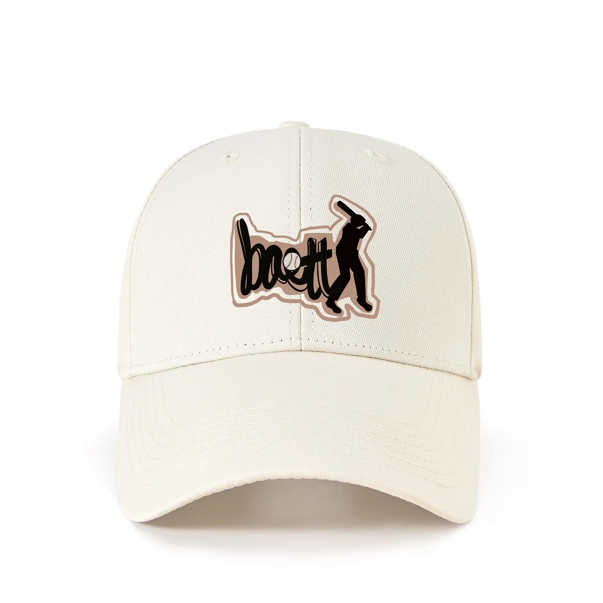 Men's Red Baseball Cap with Logo UV Protection - Image 8