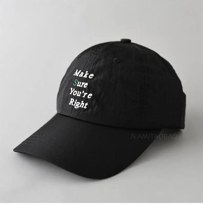 Black Embroidered Baseball Cap for Men Women — feature 3
