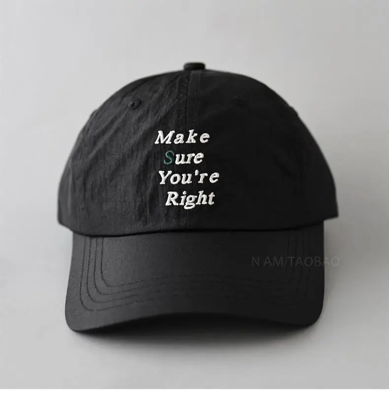 Black Embroidered Baseball Cap for Men Women — feature 7