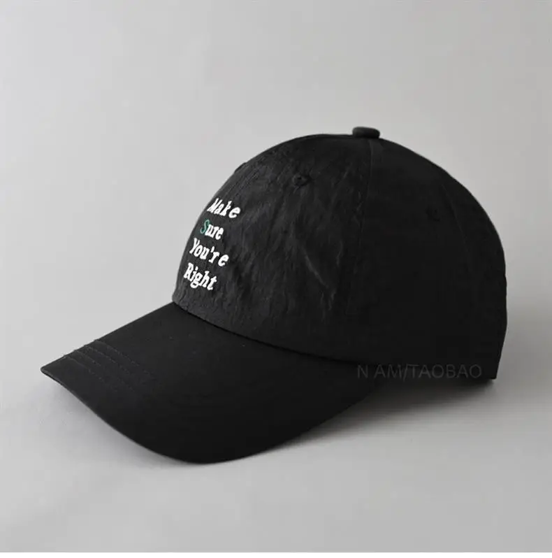Black Embroidered Baseball Cap for Men Women — feature 8