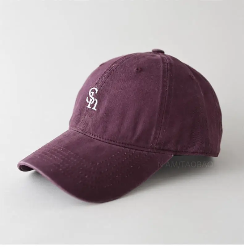 Men's Purple Embroidered Baseball Cap with Chicago Logo — feature 15