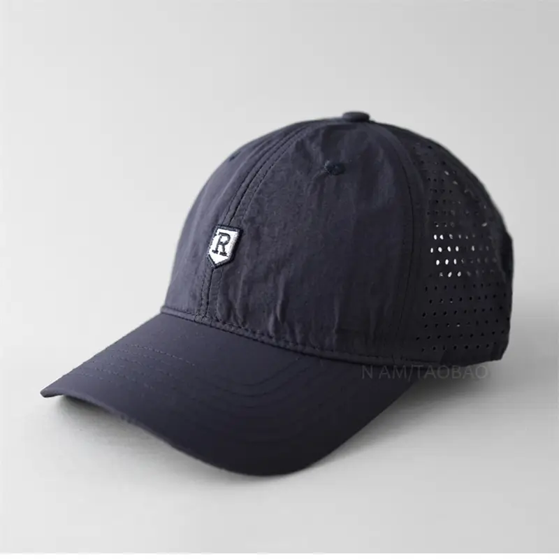 Men Grey Mesh Baseball Cap Summer Lightweight Breathable - Image 10