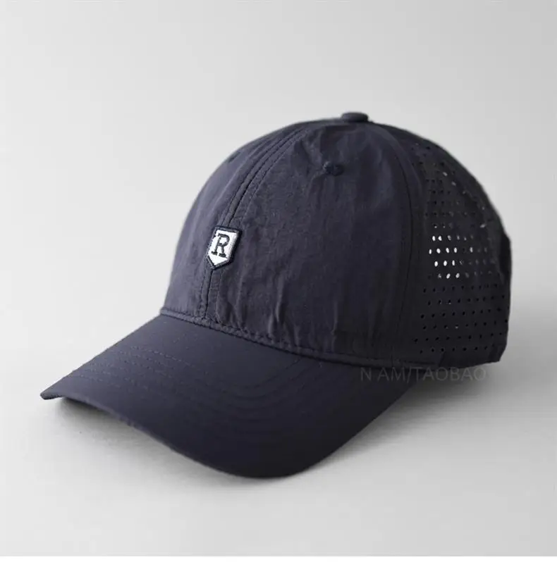 Men Grey Mesh Baseball Cap Summer Lightweight Breathable — feature 1