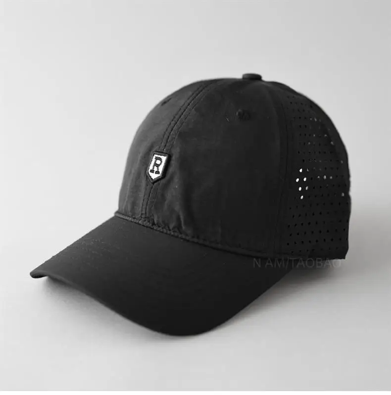 Men Grey Mesh Baseball Cap Summer Lightweight Breathable — feature 2