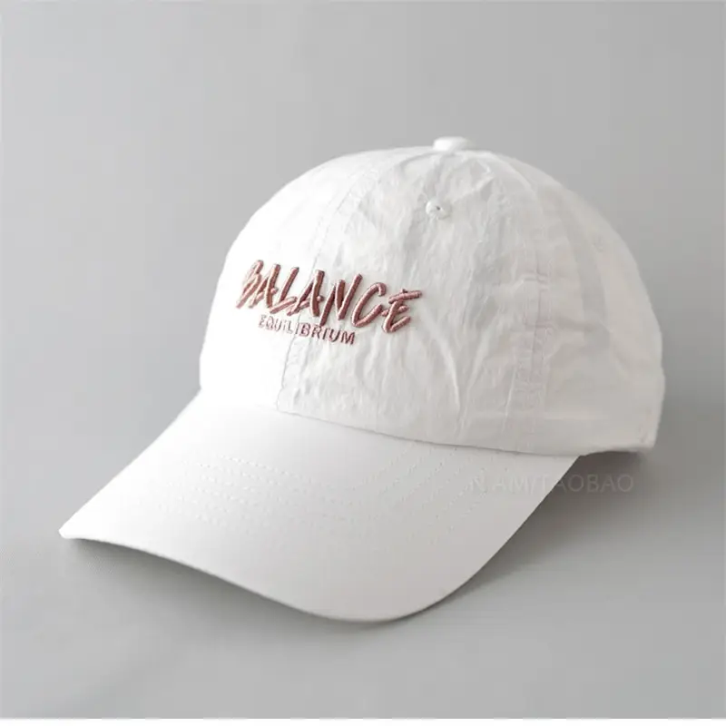 Women Men Black Quilted Baseball Cap Balance Quilted