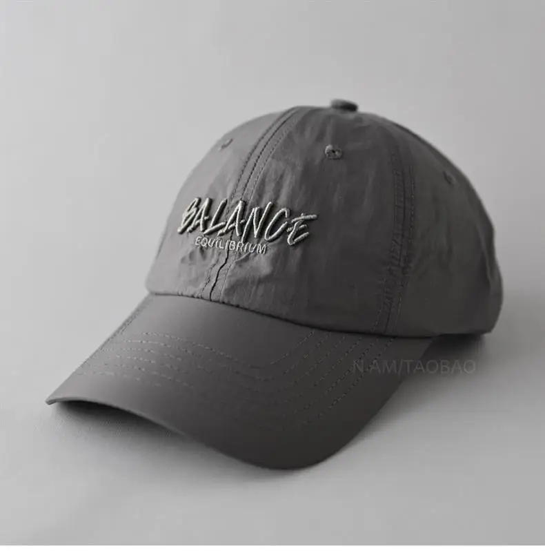 Women Men Black Quilted Baseball Cap Balance Quilted — feature 8