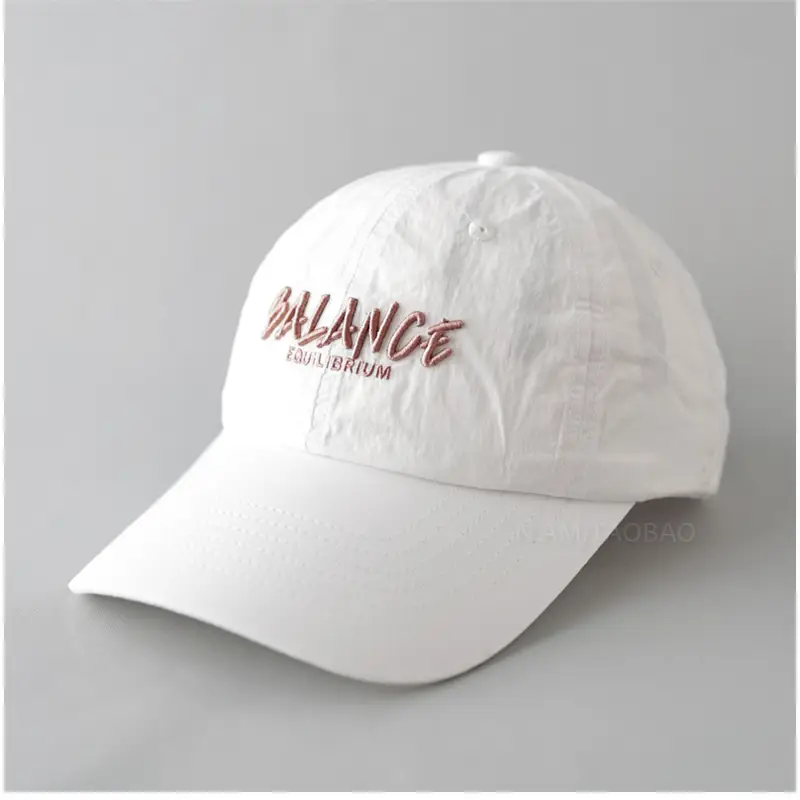 Women Men Black Quilted Baseball Cap Balance Quilted