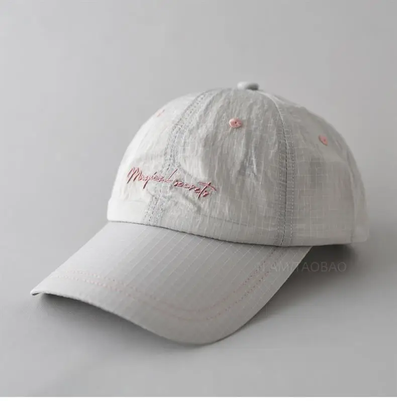 White Embroidered Baseball Cap with Logo — feature 4