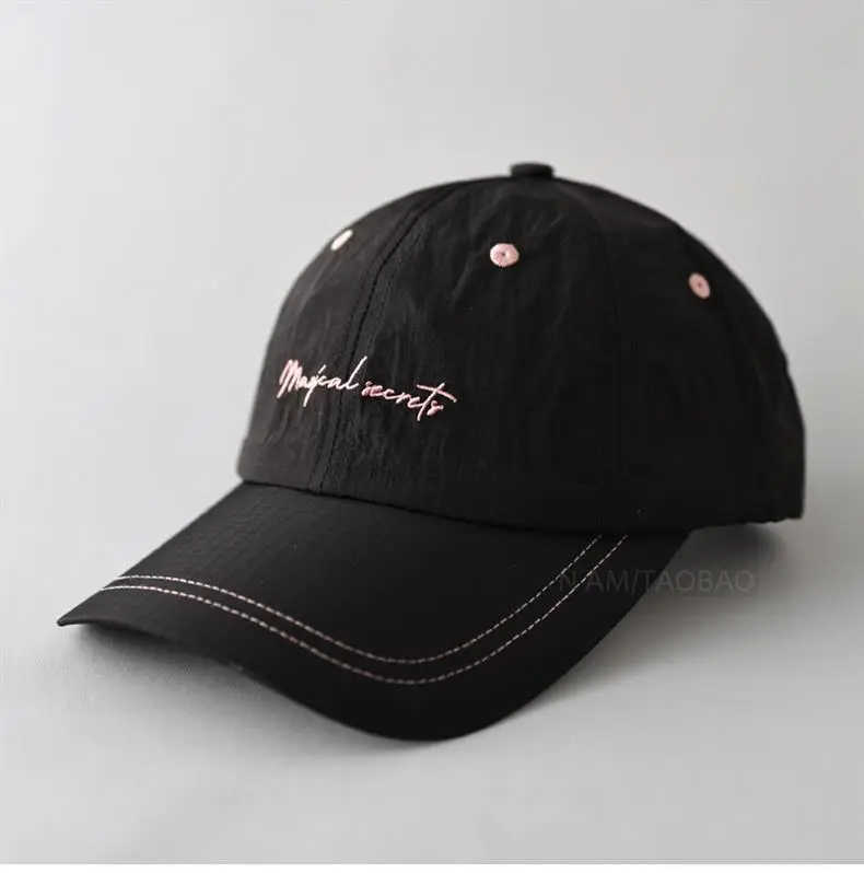 White Embroidered Baseball Cap with Logo — feature 5