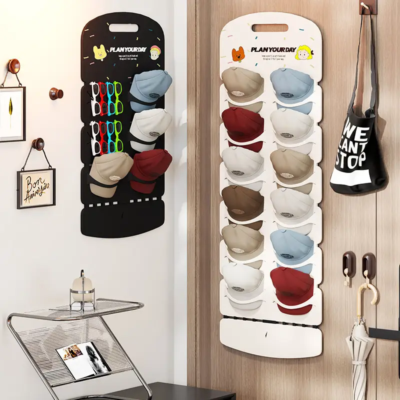 Wall Mounted Hat Storage Rack with 12 Colors - Image 8
