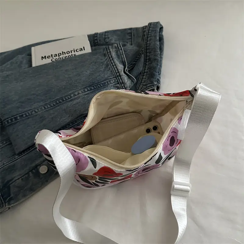 2025 Korean Style Lazy Crossbody Bag Large Capacity Travel Commuter Shoulder Bag for Women - Image 8