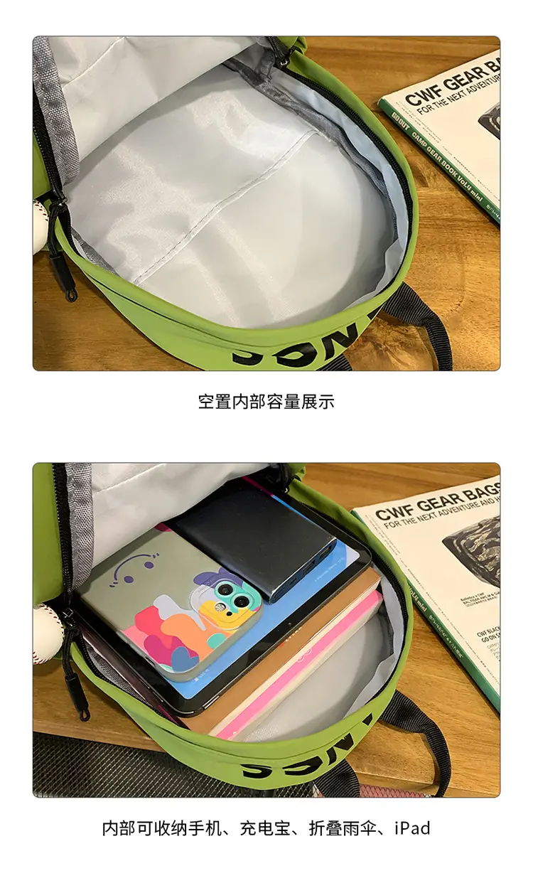 Green Crossbody Backpack for Men Lightweight Fashion — feature 49