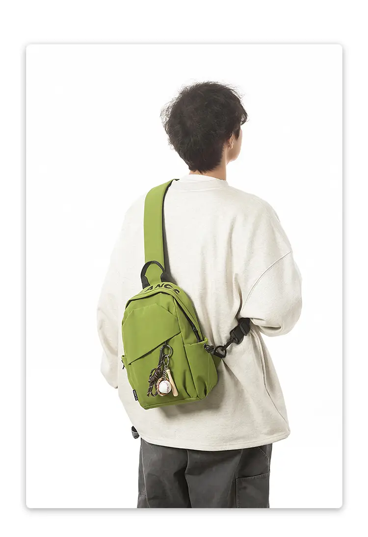 Green Crossbody Backpack for Men Lightweight Fashion — feature 9