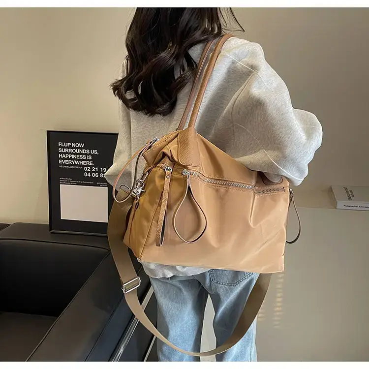 2024 Women's Black Crossbody Tote Bag Large Capacity — feature 10