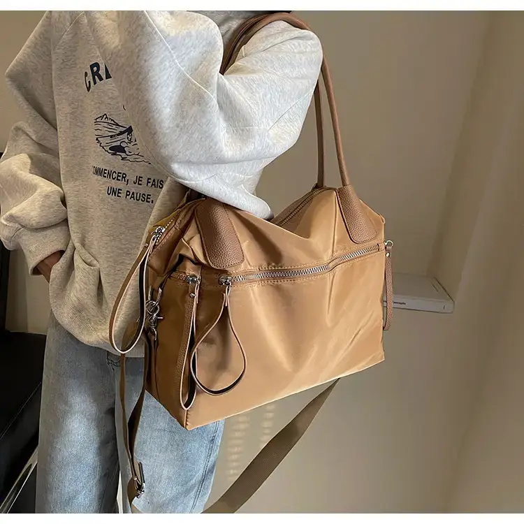 2024 Women's Black Crossbody Tote Bag Large Capacity — feature 14