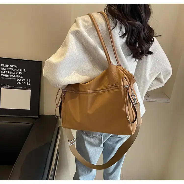2024 Women's Black Crossbody Tote Bag Large Capacity — feature 16