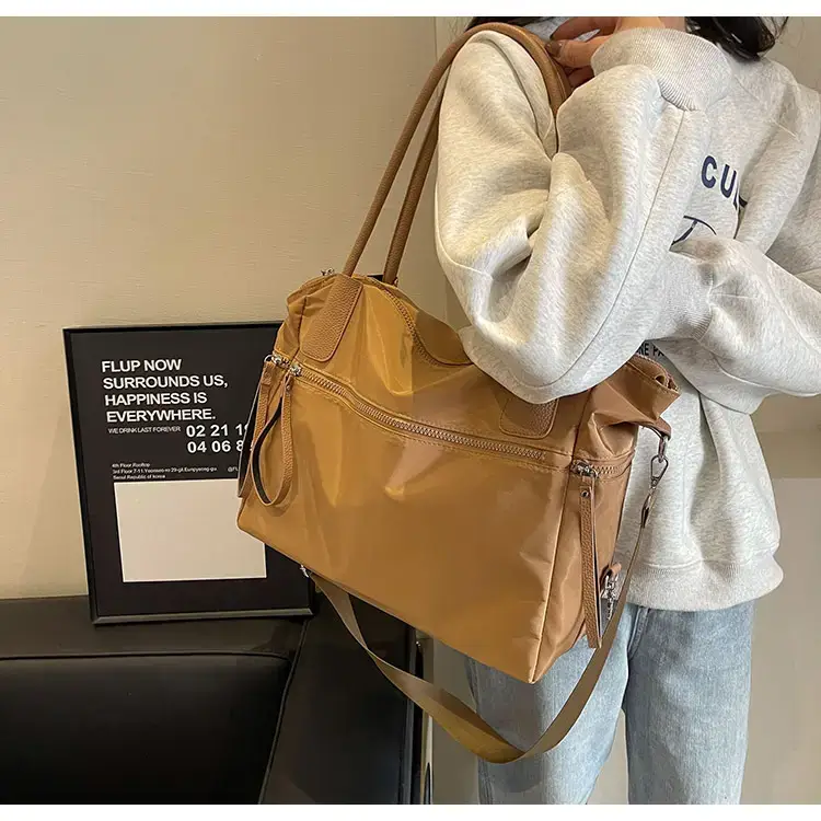2024 Women's Black Crossbody Tote Bag Large Capacity — feature 17