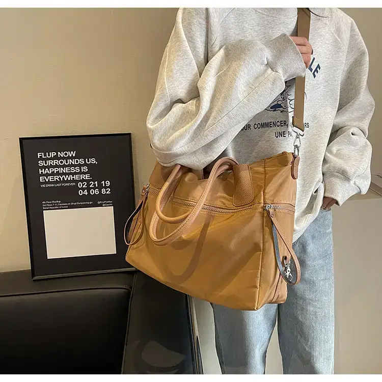 2024 Women's Black Crossbody Tote Bag Large Capacity — feature 18