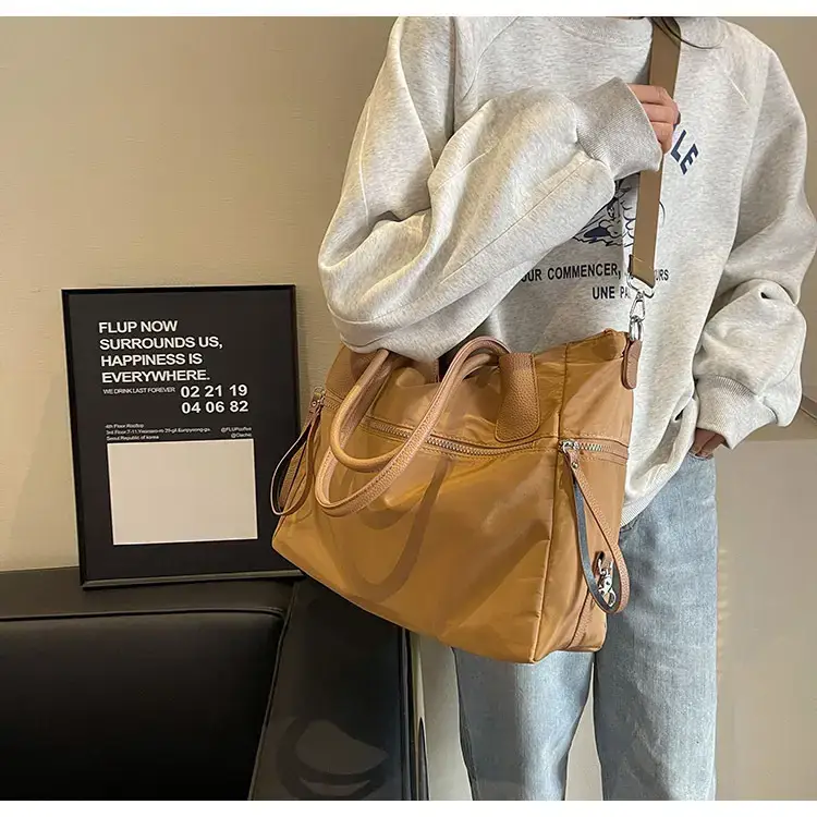 2024 Women's Black Crossbody Tote Bag Large Capacity — feature 19