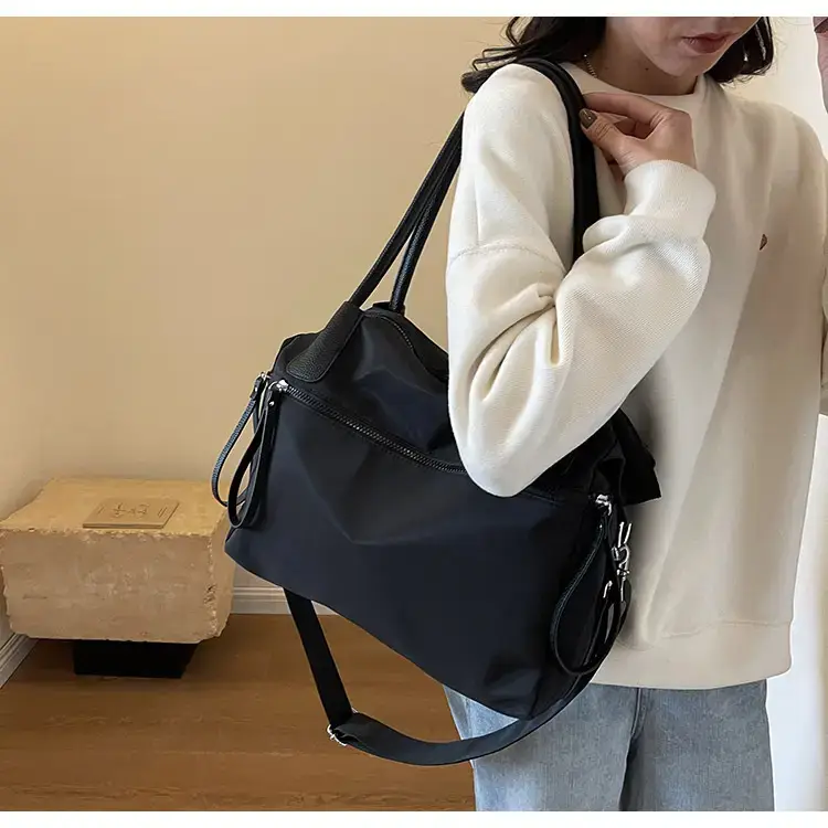 2024 Women's Black Crossbody Tote Bag Large Capacity — feature 21