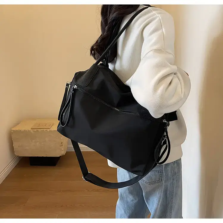 2024 Women's Black Crossbody Tote Bag Large Capacity — feature 22