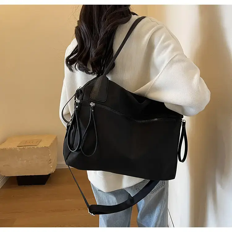 2024 Women's Black Crossbody Tote Bag Large Capacity — feature 24