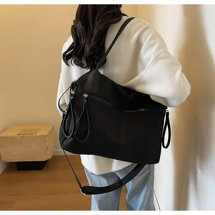 2024 Women's Black Crossbody Tote Bag Large Capacity — feature 25