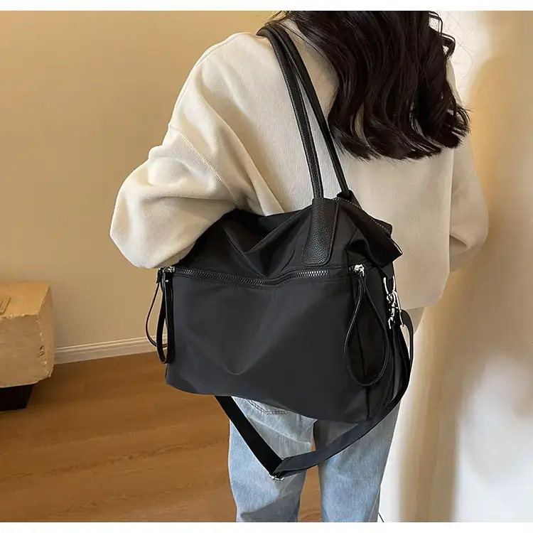 2024 Women's Black Crossbody Tote Bag Large Capacity — feature 26