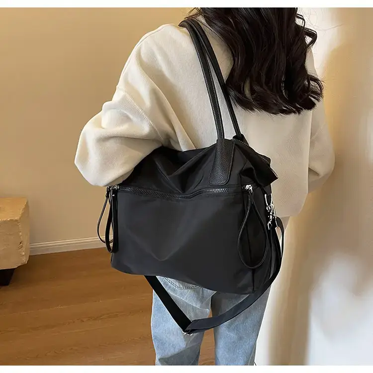 2024 Women's Black Crossbody Tote Bag Large Capacity — feature 27