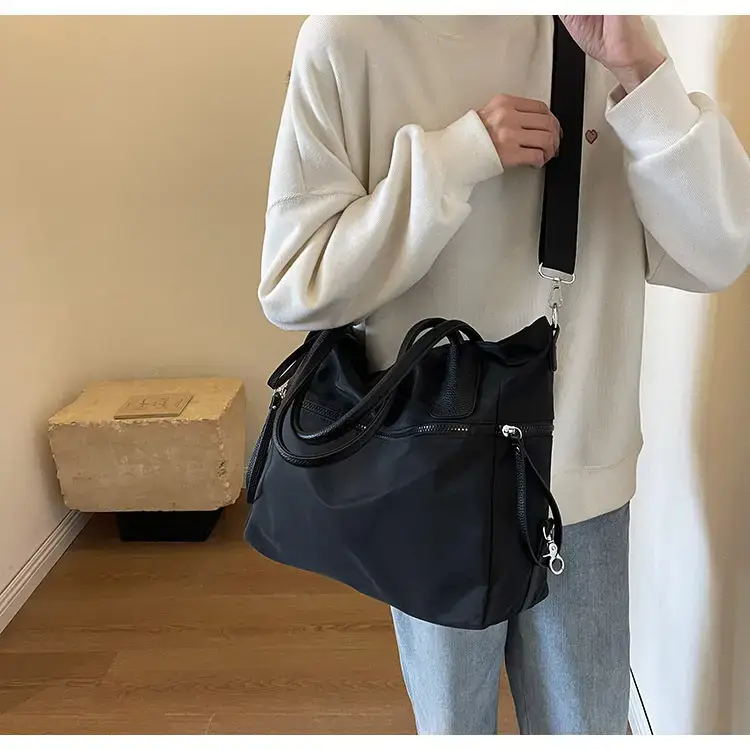 2024 Women's Black Crossbody Tote Bag Large Capacity — feature 34