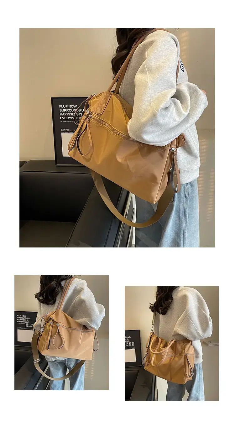 2024 Women's Black Crossbody Tote Bag Large Capacity — feature 47