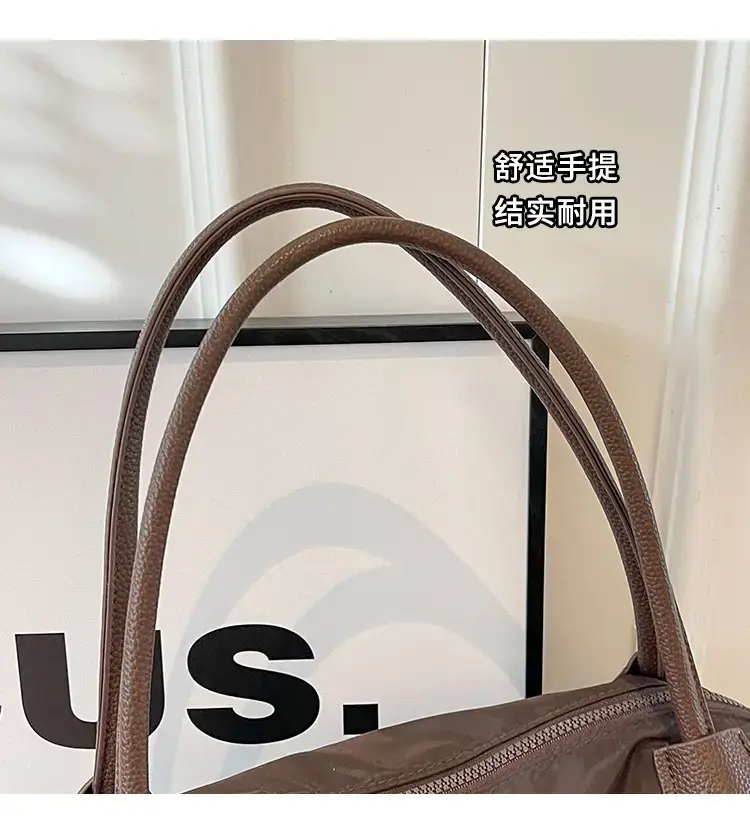 2024 Women's Black Crossbody Tote Bag Large Capacity — feature 6