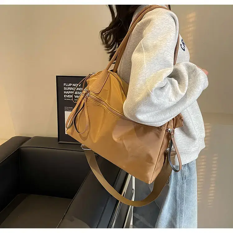 2024 Women's Black Crossbody Tote Bag Large Capacity — feature 9