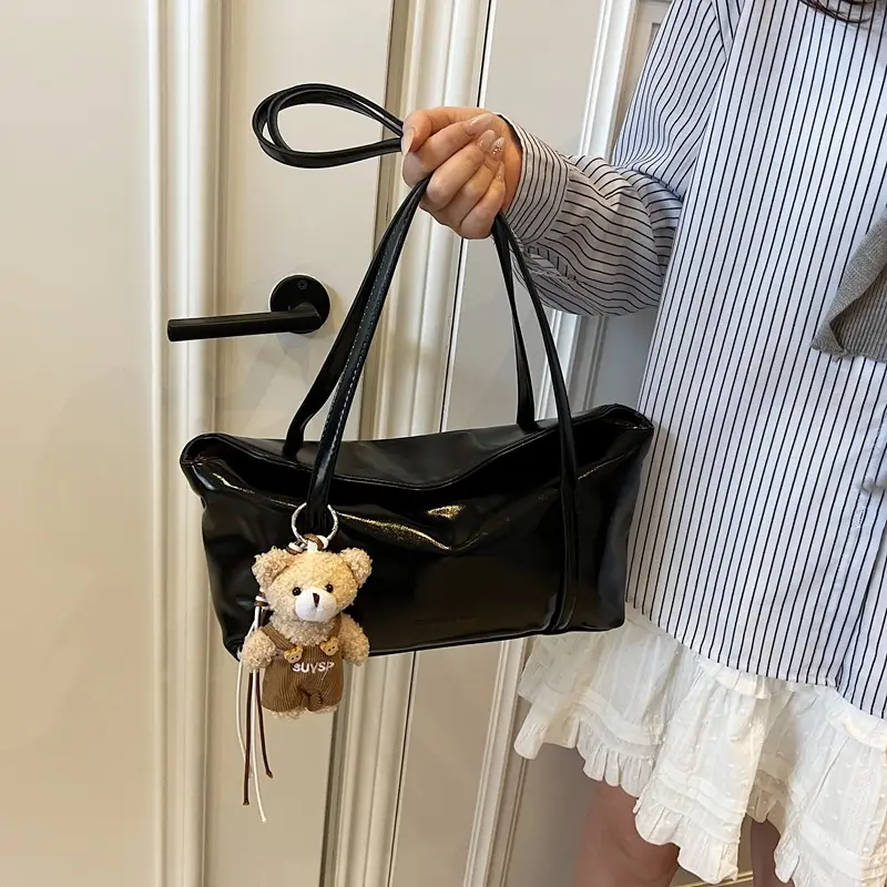 Vintage Work Commuter Bag Women's All-match New Fashion One-shoulder Underarm Bag High-end Sense Handbag luggage and leather goods - Image 12