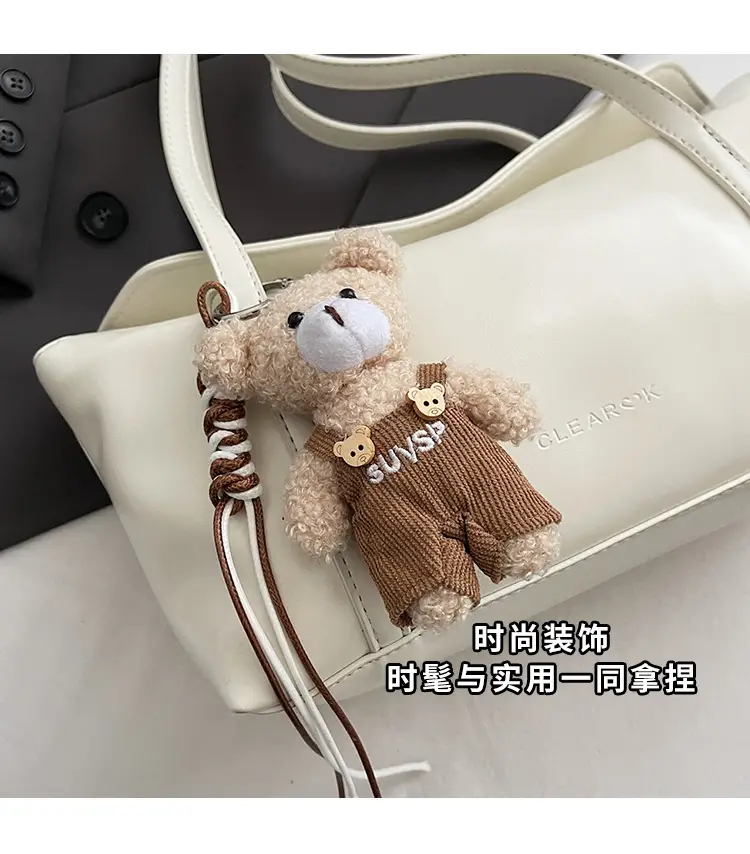 Vintage Work Commuter Bag Women's All-match New Fashion One-shoulder Underarm Bag High-end Sense Handbag luggage and leather goods — feature 7