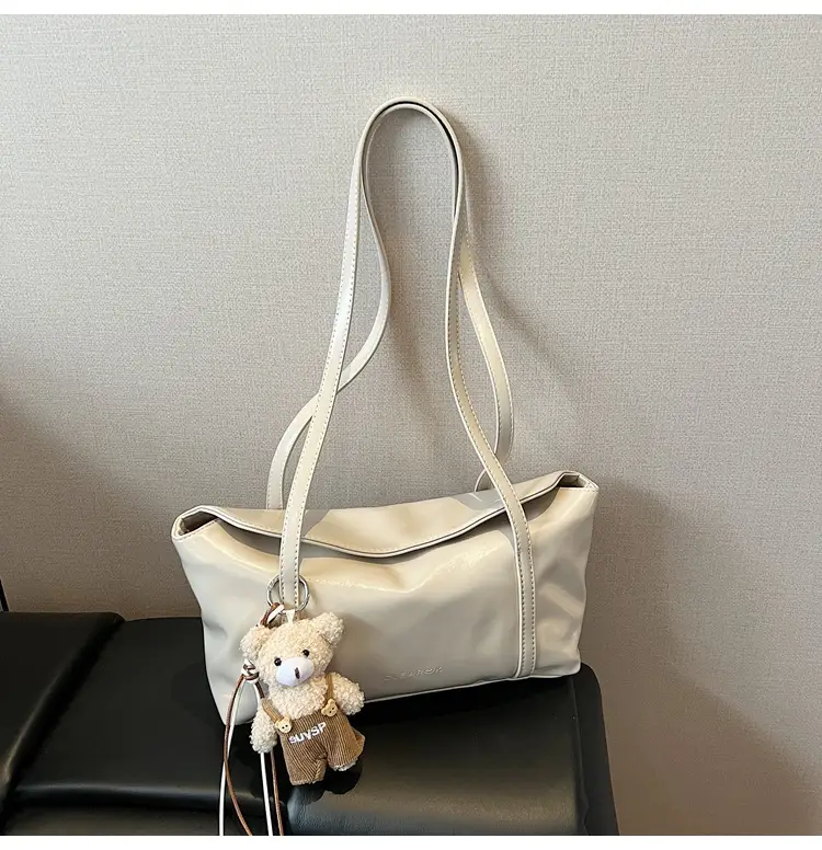 Vintage Work Commuter Bag Women's All-match New Fashion One-shoulder Underarm Bag High-end Sense Handbag luggage and leather goods - Image 6
