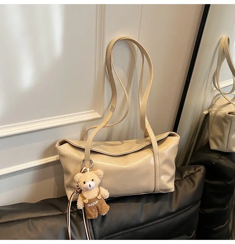 Vintage Work Commuter Bag Women's All-match New Fashion One-shoulder Underarm Bag High-end Sense Handbag luggage and leather goods - Image 7