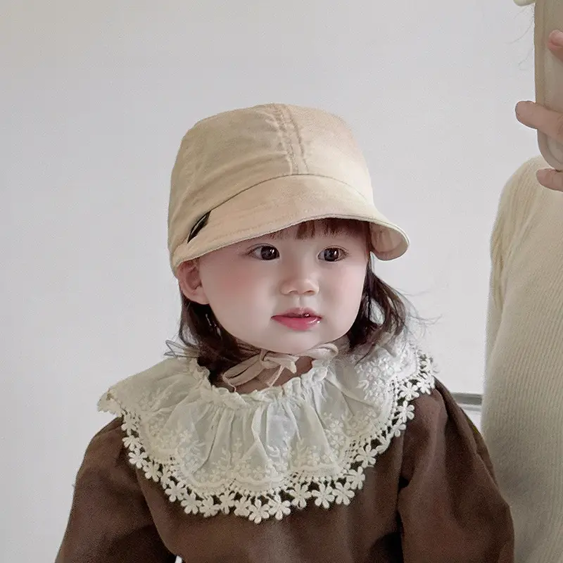 Baby's Korean-style Big-Brimmed Hat with Fisherman's Cap