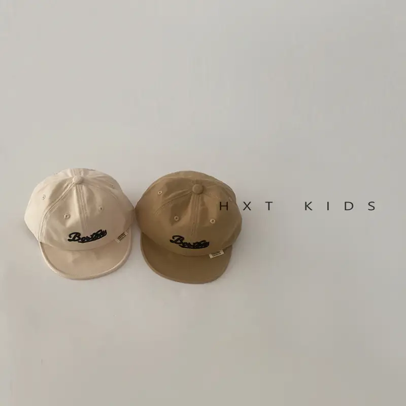 Baby Cap 2025 Summer & Winter Embroidered Soft Brim Sunshade Hat - Image 9