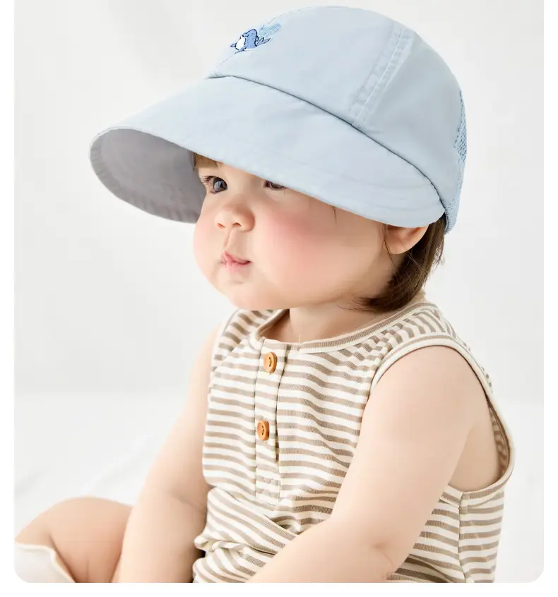 Nido Bear Beige Mesh Cap for Boys Girls Baby — feature 21