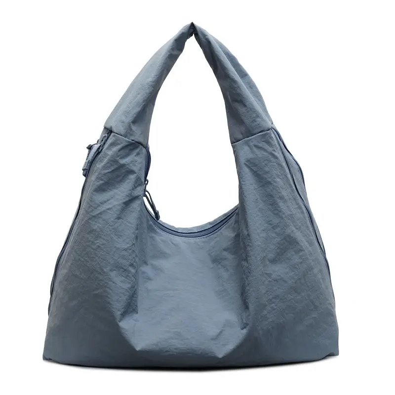 Women's Blue Underarm Large Capacity Cloth Bag 2025