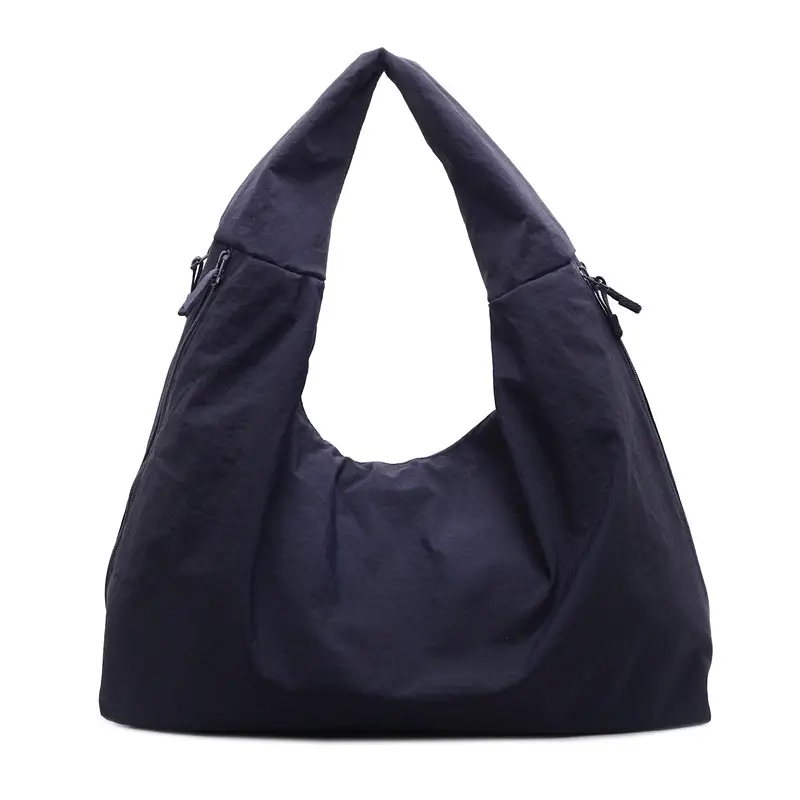 Women's Blue Underarm Large Capacity Cloth Bag 2025