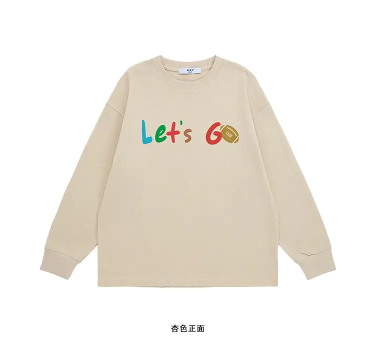 Kids Let's Go Sweatshirt Navy Blue Long Sleeve — feature 31